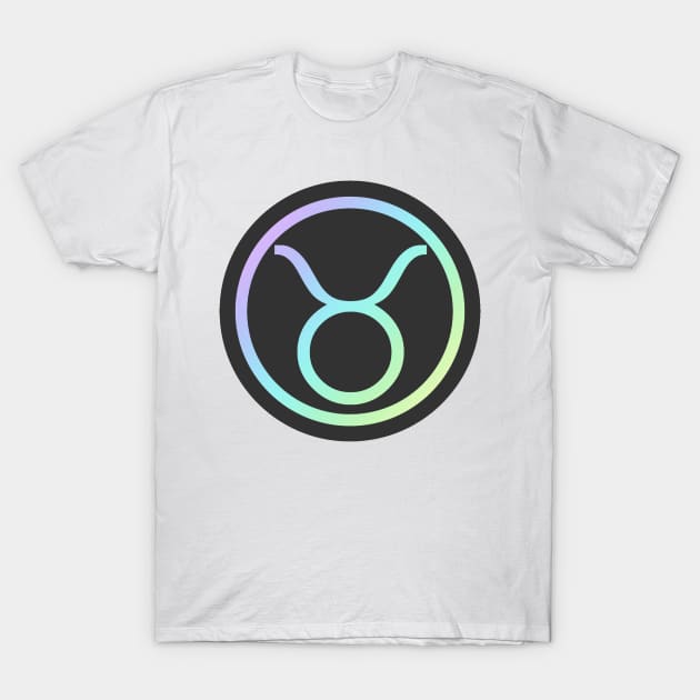 Rainbow Zodiac - Taurus T-Shirt by BiscuitSnack